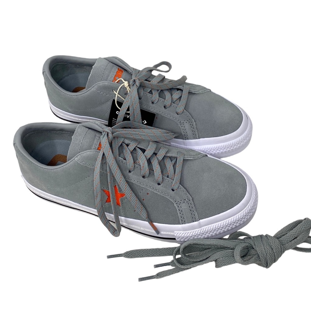 Converse CONS One Star Pro OX Low Top Suede Gray Women's Size Sneakers A01250C - Picture 4 of 10